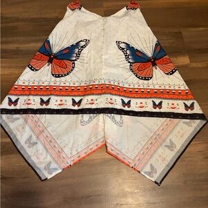 Butterfly Print Women's Skirt